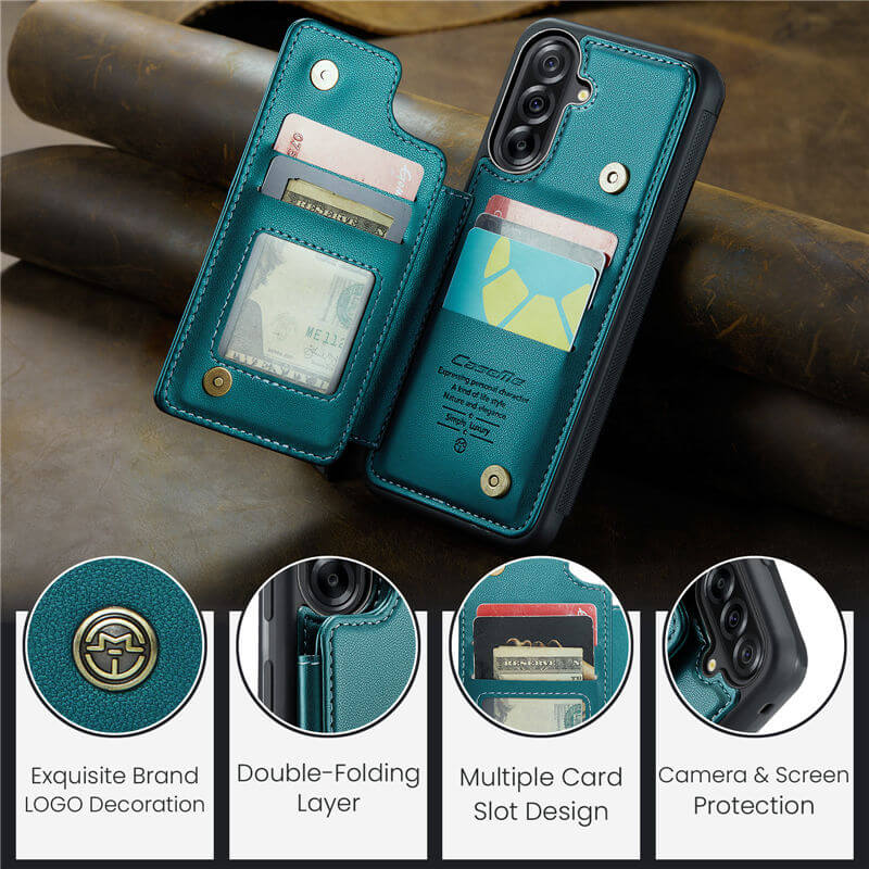 CaseMe Samsung Galaxy A36 5G RFID Blocking Card Holder Case
