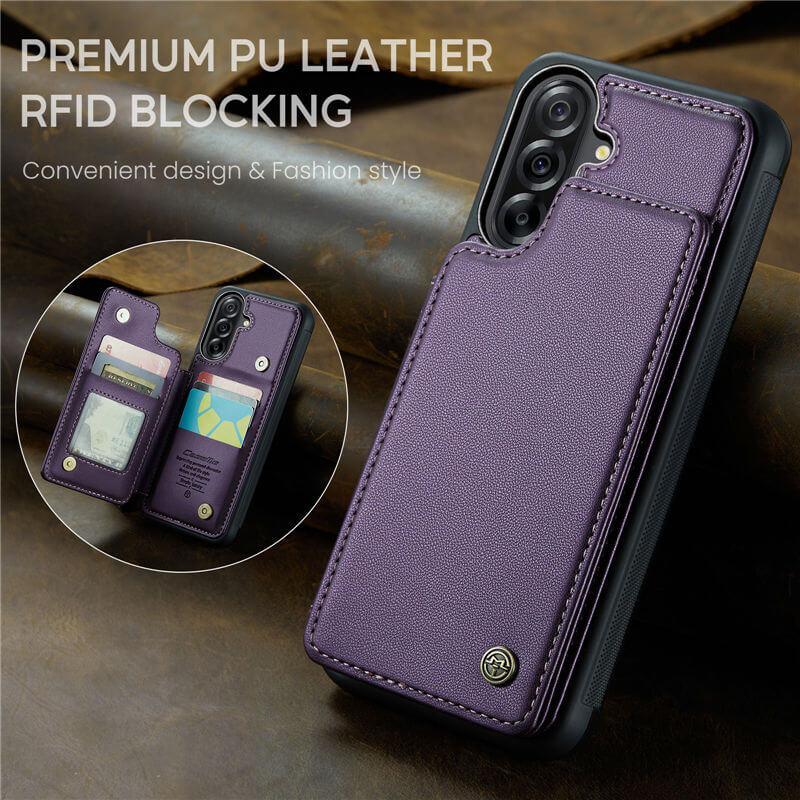 CaseMe Samsung Galaxy A36 5G RFID Blocking Card Holder Case