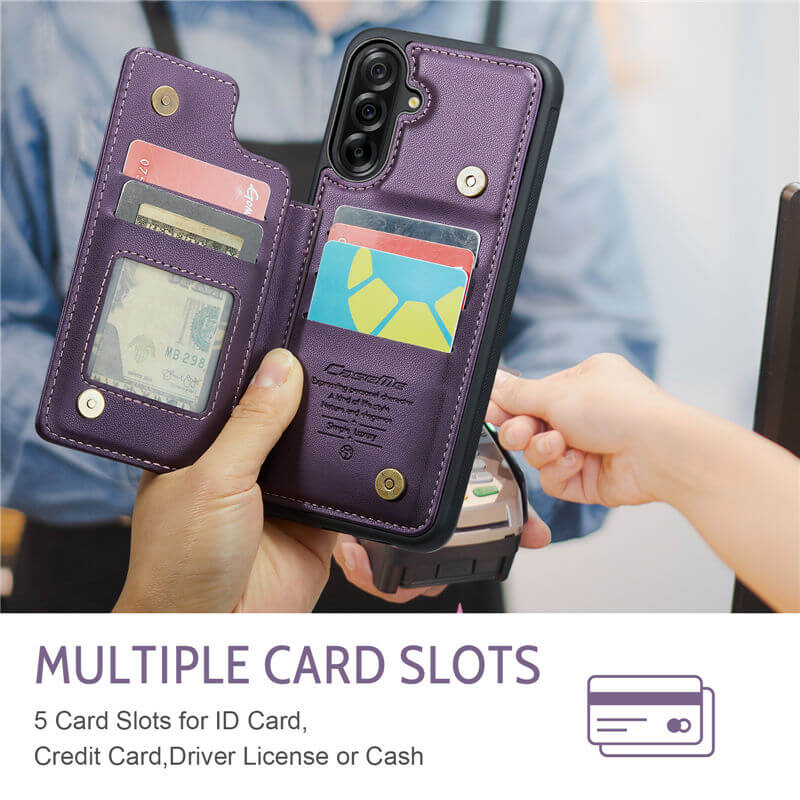 CaseMe Samsung Galaxy A36 5G RFID Blocking Card Holder Case