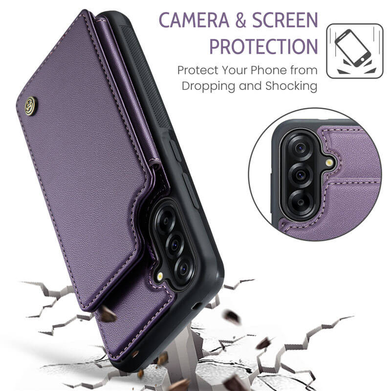 CaseMe Samsung Galaxy A36 5G RFID Blocking Card Holder Case