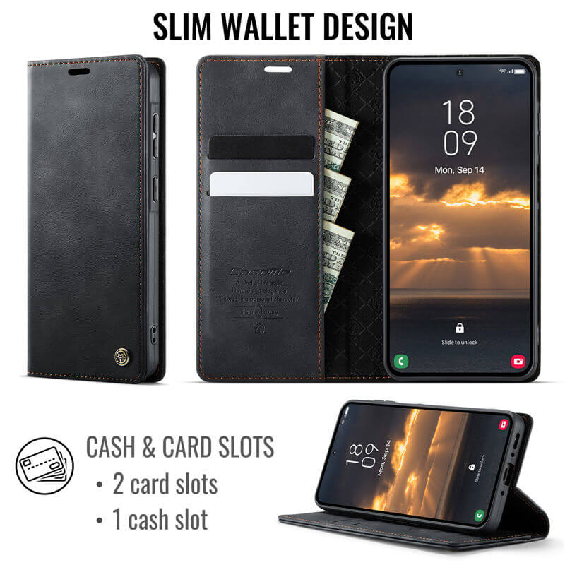 CaseMe Samsung Galaxy A37 Magnetic Wallet Case