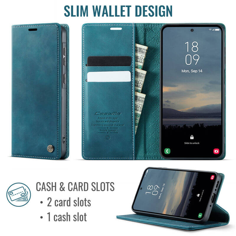CaseMe Samsung Galaxy A37 Magnetic Wallet Case