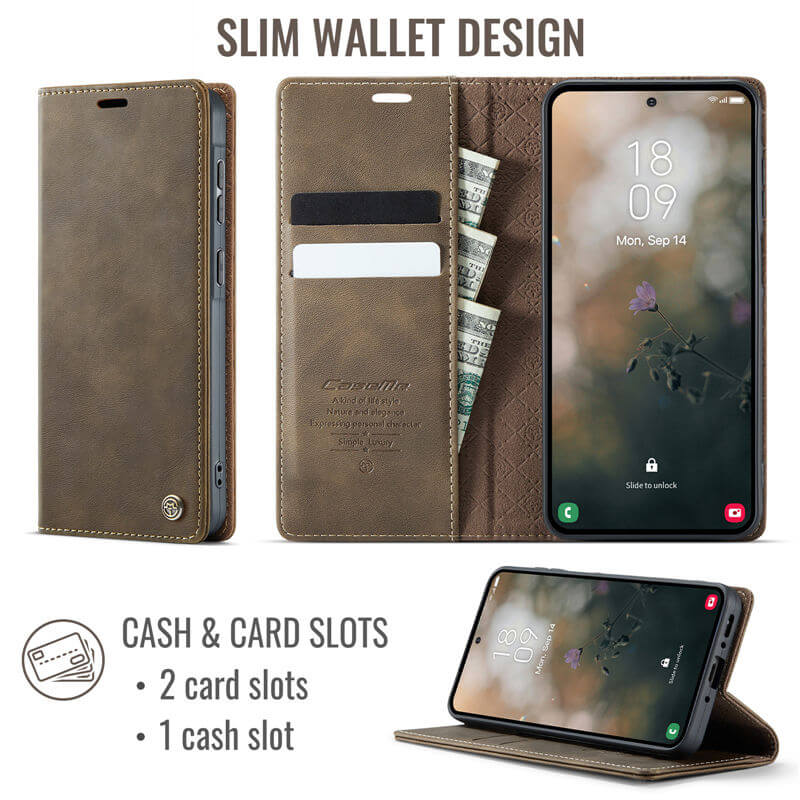CaseMe Samsung Galaxy A37 Magnetic Wallet Case