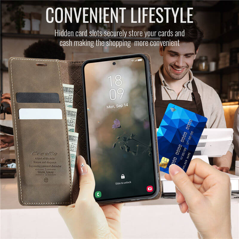 CaseMe Samsung Galaxy A37 Magnetic Wallet Case