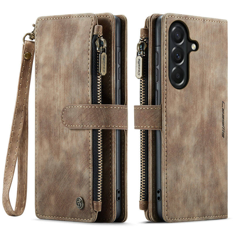 CaseMe Samsung Galaxy A37 Wallet Leather Case with Wrist Strap