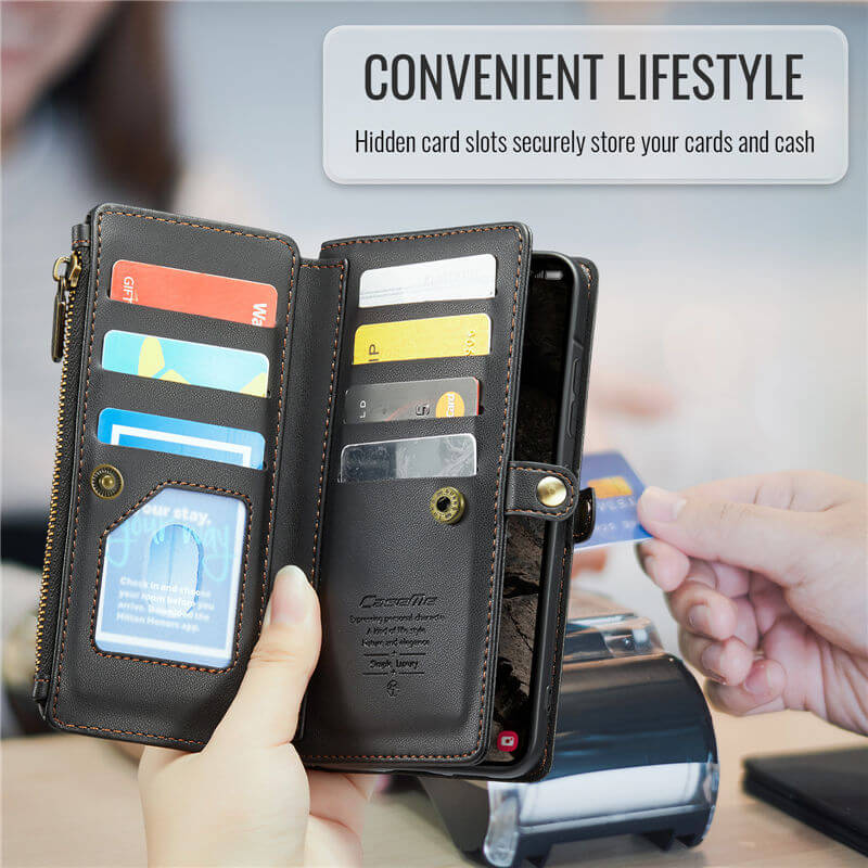 CaseMe Samsung Galaxy A37 Wallet RFID Blocking Crossbody Phone Case