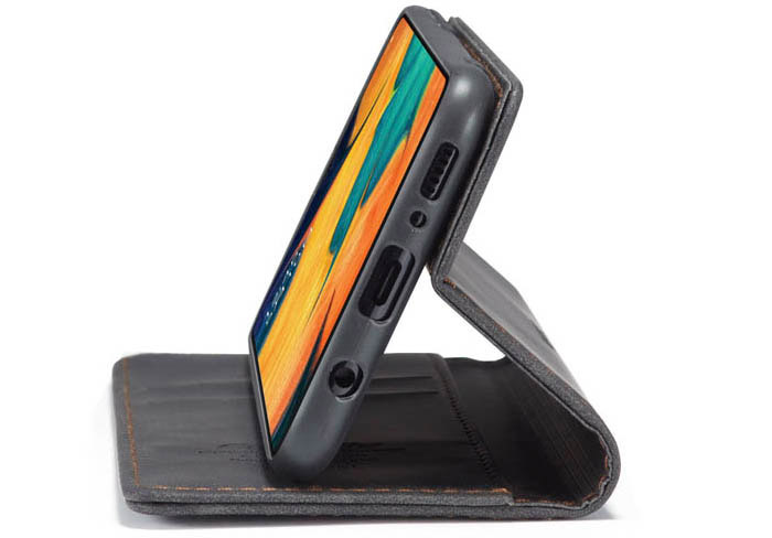 CaseMe Samsung Galaxy A40S Wallet Kickstand Magnetic Flip Leather Case