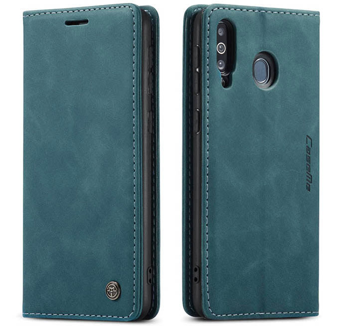 CaseMe Samsung Galaxy A40S Wallet Kickstand Magnetic Flip Leather Case