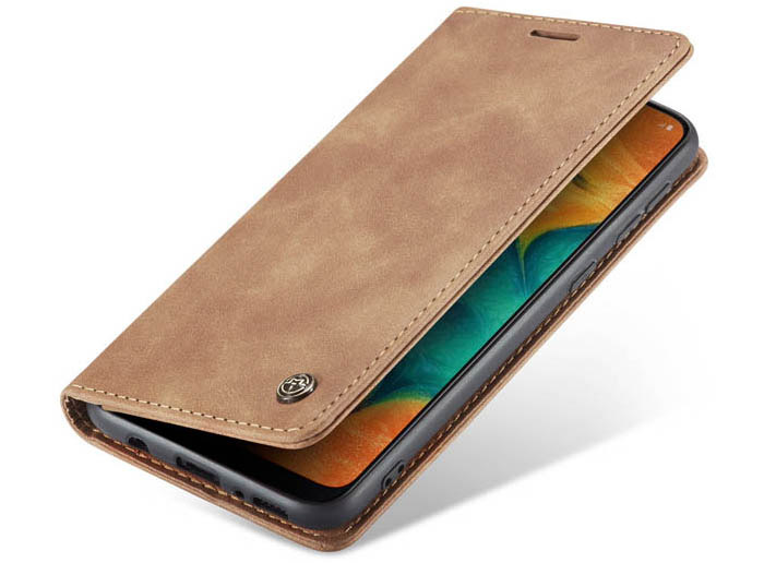 CaseMe Samsung Galaxy A40S Wallet Kickstand Magnetic Flip Leather Case