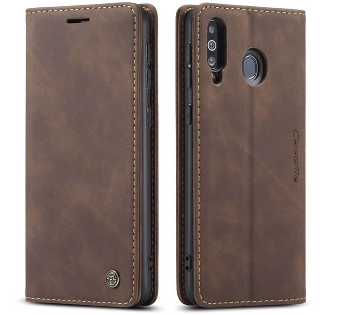 CaseMe Samsung Galaxy A40S Wallet Kickstand Magnetic Flip Leather Case