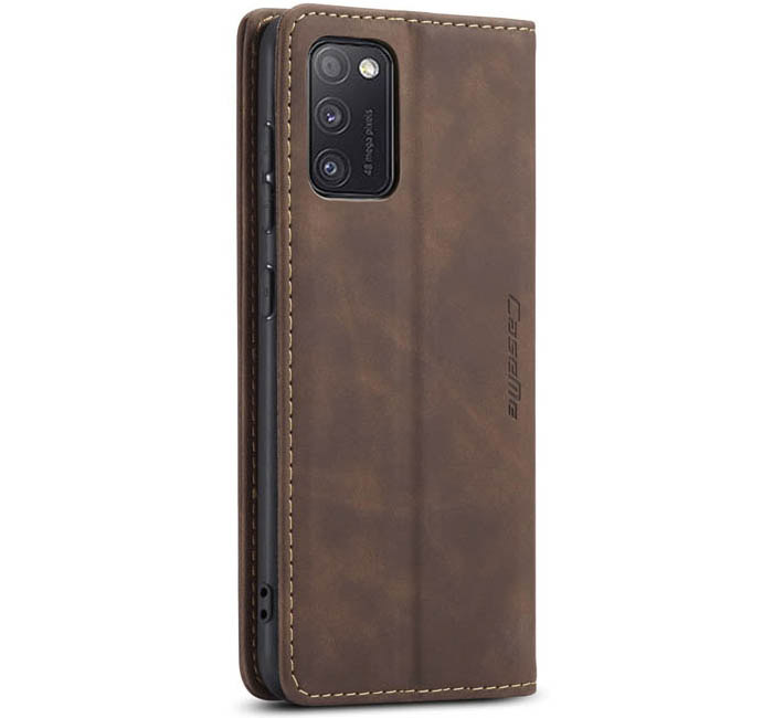 CaseMe Samsung Galaxy A41 Wallet Kickstand Magnetic Flip Leather Case