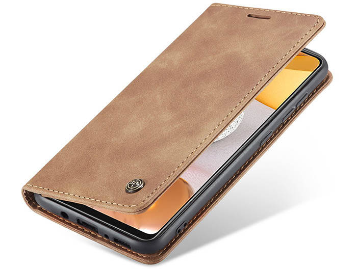 CaseMe Samsung Galaxy A42 5G Wallet Kickstand Magnetic Flip Leather Case