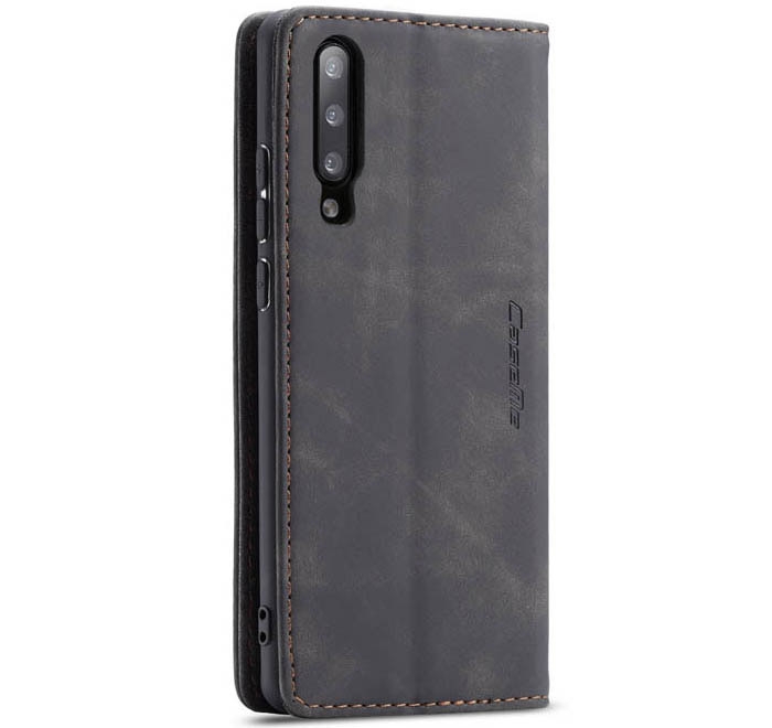 CaseMe Samsung Galaxy A50 Retro Wallet Kickstand Magnetic Flip Leather Case