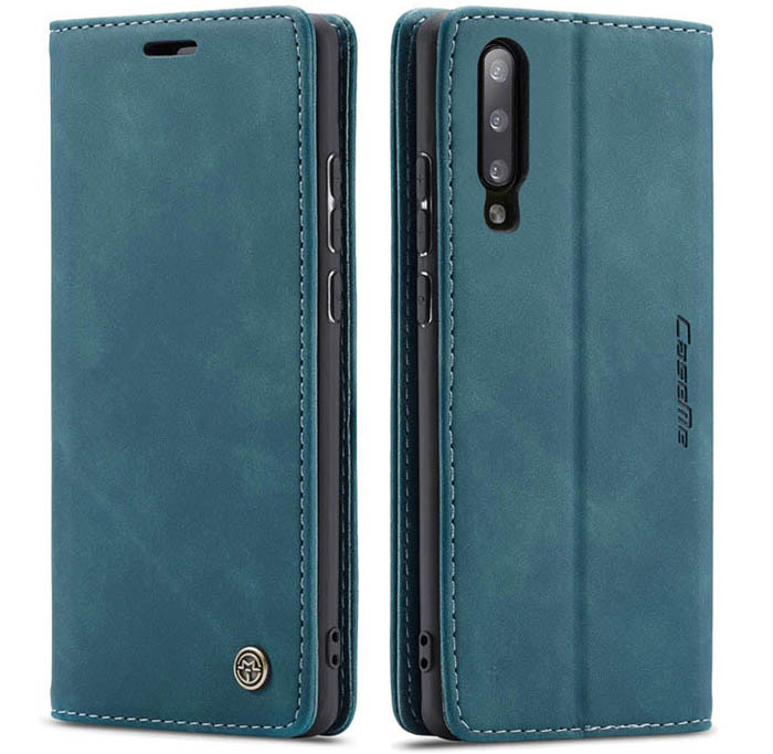 CaseMe Samsung Galaxy A50 Retro Wallet Kickstand Magnetic Flip Leather Case