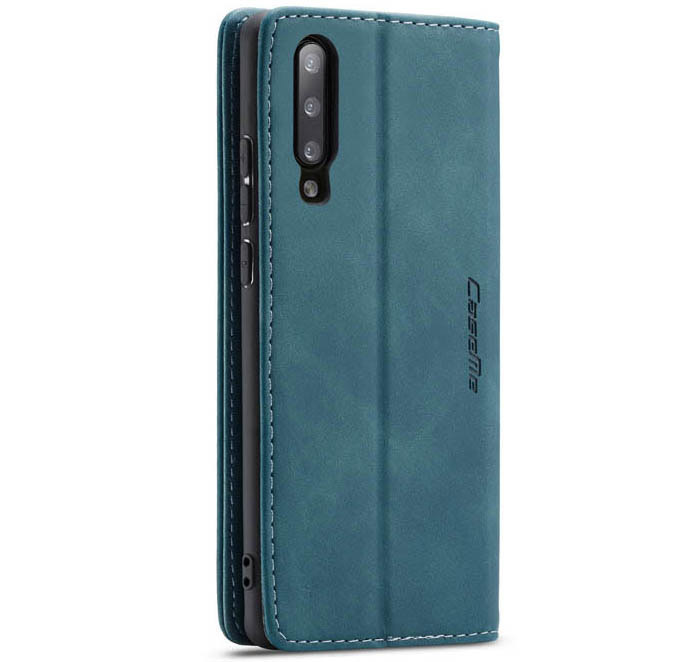 CaseMe Samsung Galaxy A50 Retro Wallet Kickstand Magnetic Flip Leather Case