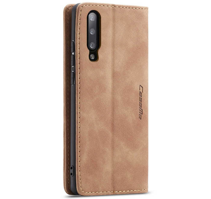 CaseMe Samsung Galaxy A50 Retro Wallet Kickstand Magnetic Flip Leather Case