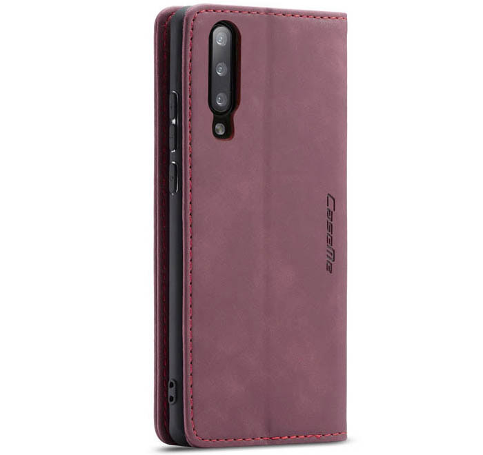 CaseMe Samsung Galaxy A50 Retro Wallet Kickstand Magnetic Flip Leather Case