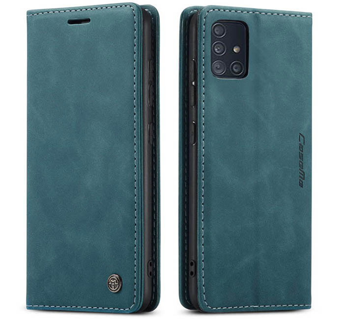 CaseMe Samsung Galaxy A51 Wallet Kickstand Magnetic Flip Leather Case