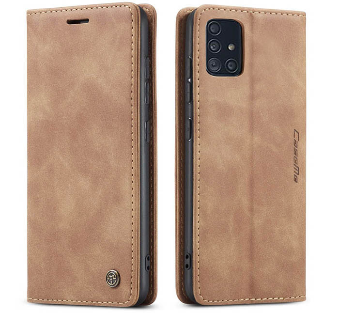 CaseMe Samsung Galaxy A51 Wallet Kickstand Magnetic Flip Leather Case