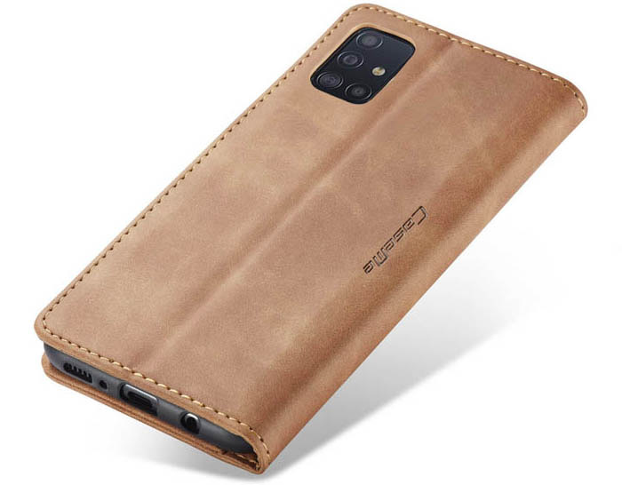 CaseMe Samsung Galaxy A51 Wallet Kickstand Magnetic Flip Leather Case