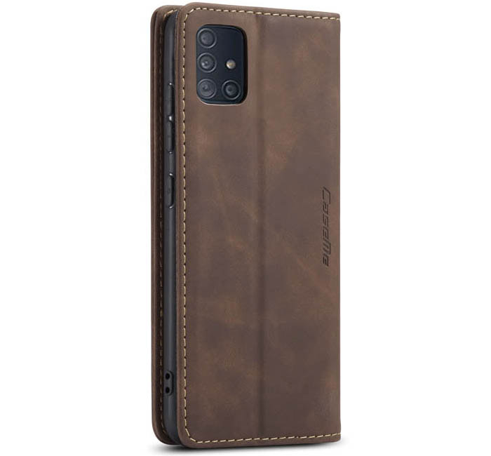 CaseMe Samsung Galaxy A51 Wallet Kickstand Magnetic Flip Leather Case