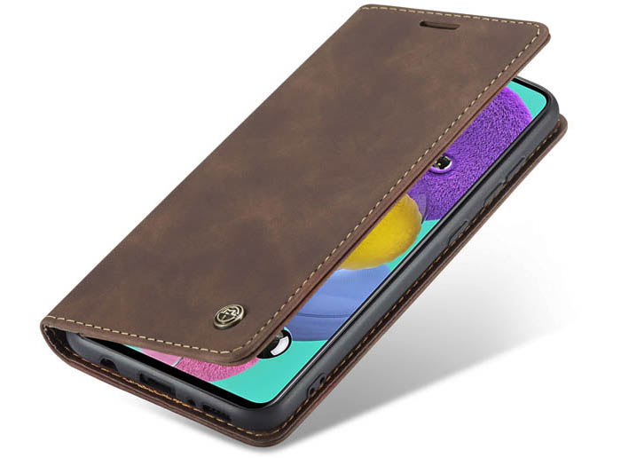 CaseMe Samsung Galaxy A51 Wallet Kickstand Magnetic Flip Leather Case