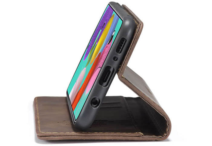 CaseMe Samsung Galaxy A51 Wallet Kickstand Magnetic Flip Leather Case