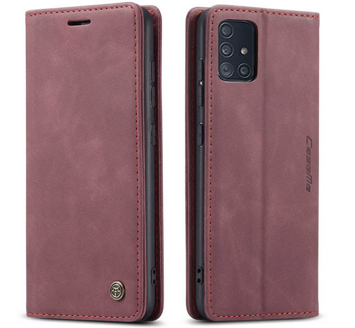 CaseMe Samsung Galaxy A51 Wallet Kickstand Magnetic Flip Leather Case