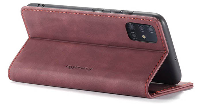 CaseMe Samsung Galaxy A51 Wallet Kickstand Magnetic Flip Leather Case
