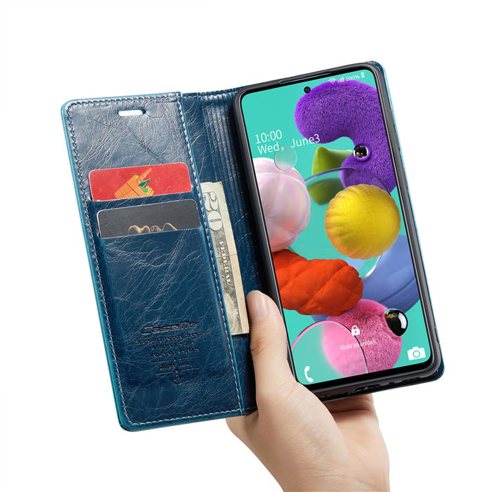 CaseMe Samsung Galaxy A51 Wallet Kickstand Magnetic Flip Case