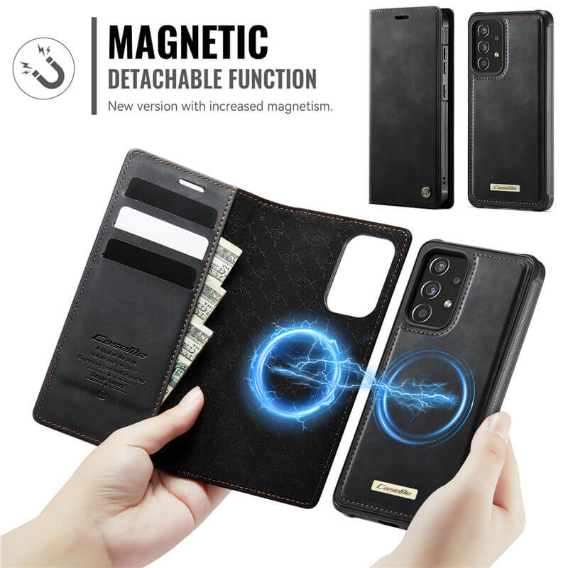 CaseMe Samsung Galaxy A52 2-in-1 Magnetic Wallet Case