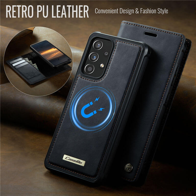 CaseMe Samsung Galaxy A53 5G 2-in-1 Magnetic Wallet Case