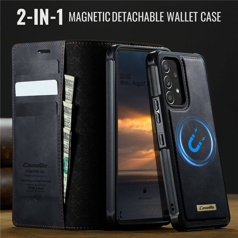 CaseMe Samsung Galaxy A53 5G 2-in-1 Magnetic Wallet Case