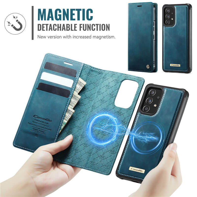 CaseMe Samsung Galaxy A53 5G 2-in-1 Magnetic Wallet Case
