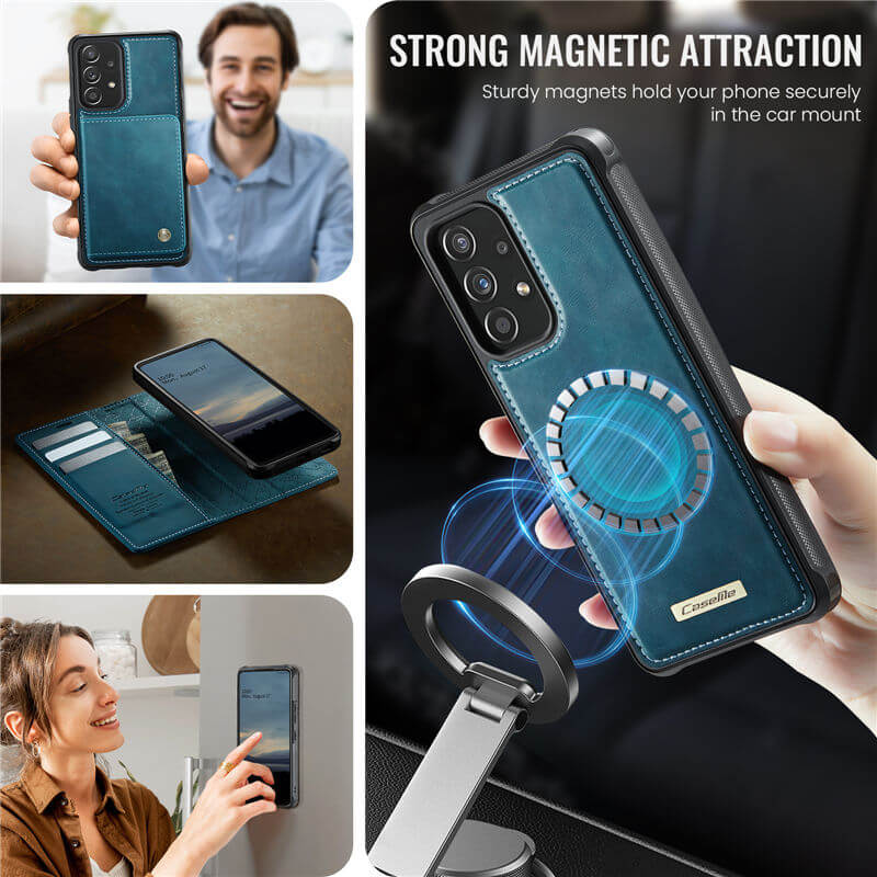 CaseMe Samsung Galaxy A53 5G 2-in-1 Magnetic Wallet Case
