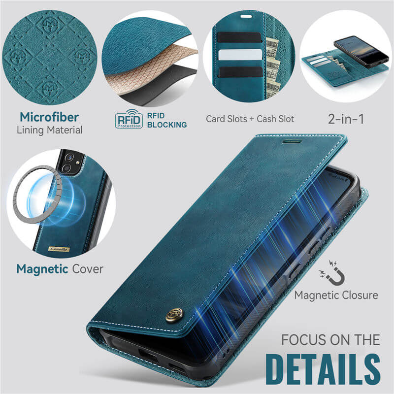CaseMe Samsung Galaxy A53 5G 2-in-1 Magnetic Wallet Case