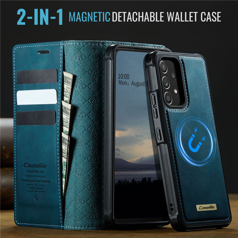 CaseMe Samsung Galaxy A53 5G 2-in-1 Magnetic Wallet Case