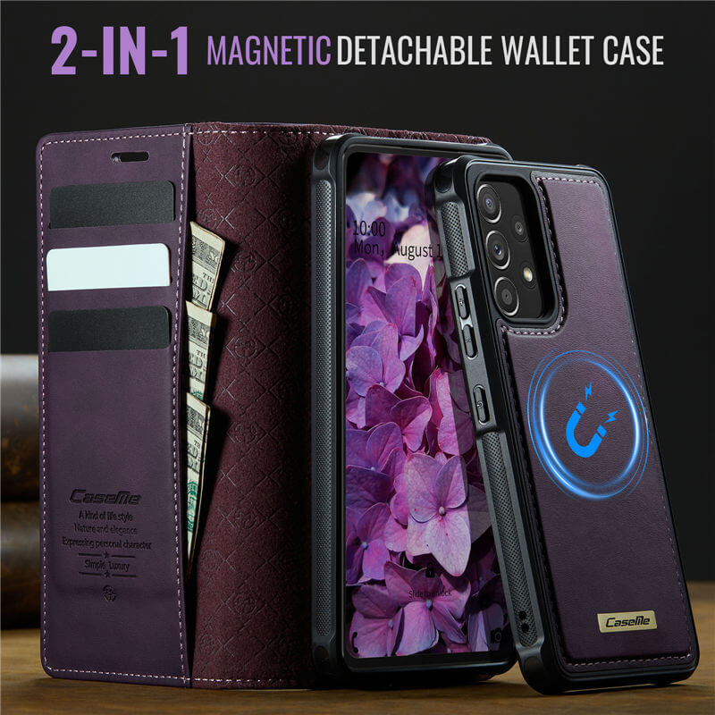 CaseMe Samsung Galaxy A53 5G 2-in-1 Magnetic Wallet Case
