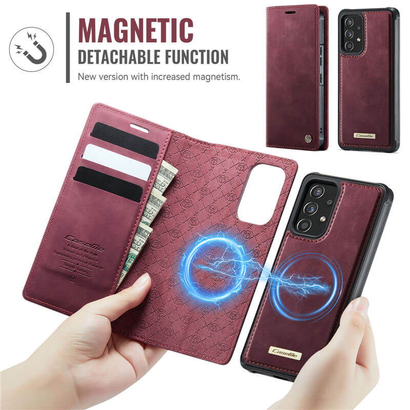 CaseMe Samsung Galaxy A53 5G 2-in-1 Magnetic Wallet Case