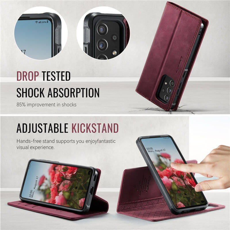 CaseMe Samsung Galaxy A53 5G 2-in-1 Magnetic Wallet Case