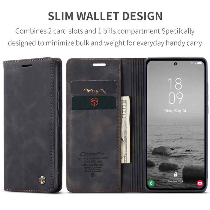 CaseMe Samsung Galaxy A54 Wallet Kickstand Magnetic Case