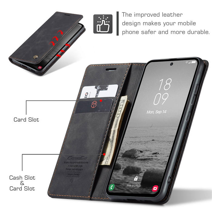 CaseMe Samsung Galaxy A54 Wallet Kickstand Magnetic Case