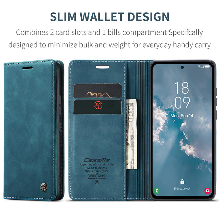 CaseMe Samsung Galaxy A54 Wallet Kickstand Magnetic Case