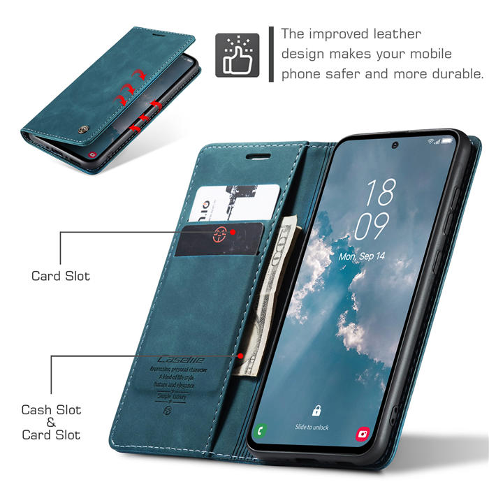 CaseMe Samsung Galaxy A54 Wallet Kickstand Magnetic Case