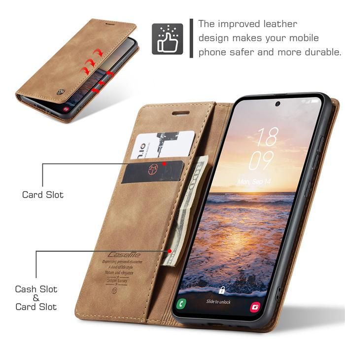 CaseMe Samsung Galaxy A54 Wallet Kickstand Magnetic Case