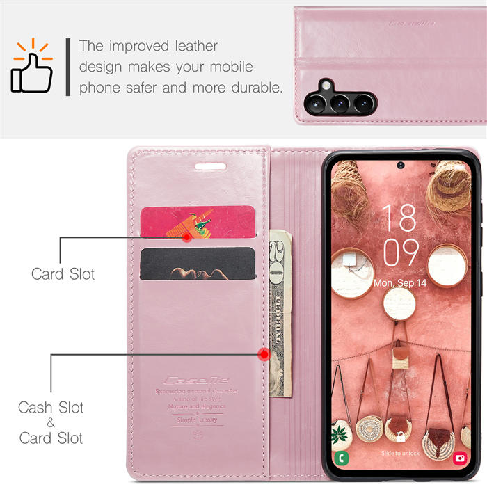 CaseMe Samsung Galaxy A54 5G Wallet Kickstand Magnetic Flip Case