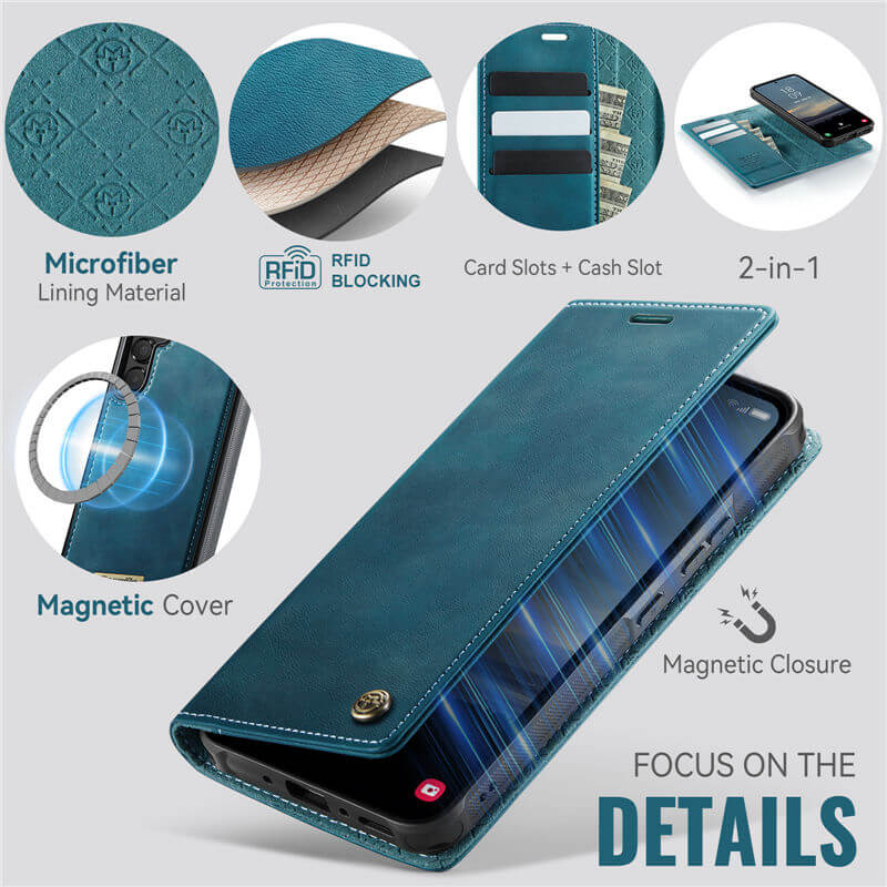 CaseMe Samsung Galaxy A54 5G 2-in-1 Magnetic Wallet Case