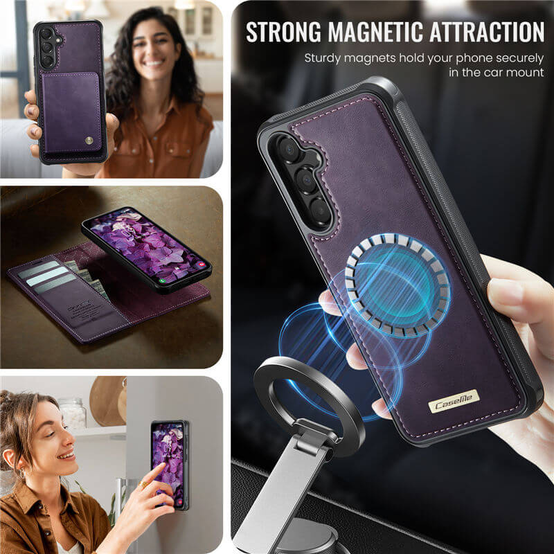 CaseMe Samsung Galaxy A54 5G 2-in-1 Magnetic Wallet Case