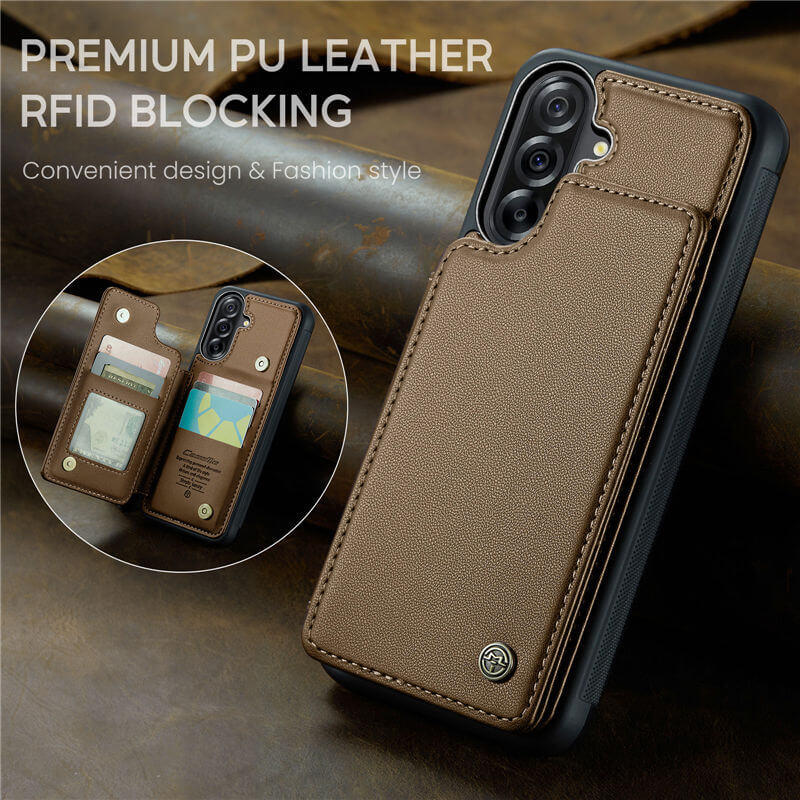 CaseMe Samsung Galaxy A56 5G RFID Blocking Card Holder Case