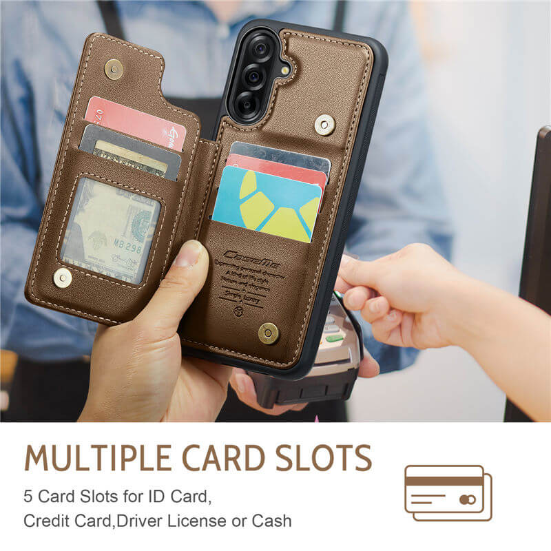 CaseMe Samsung Galaxy A56 5G RFID Blocking Card Holder Case